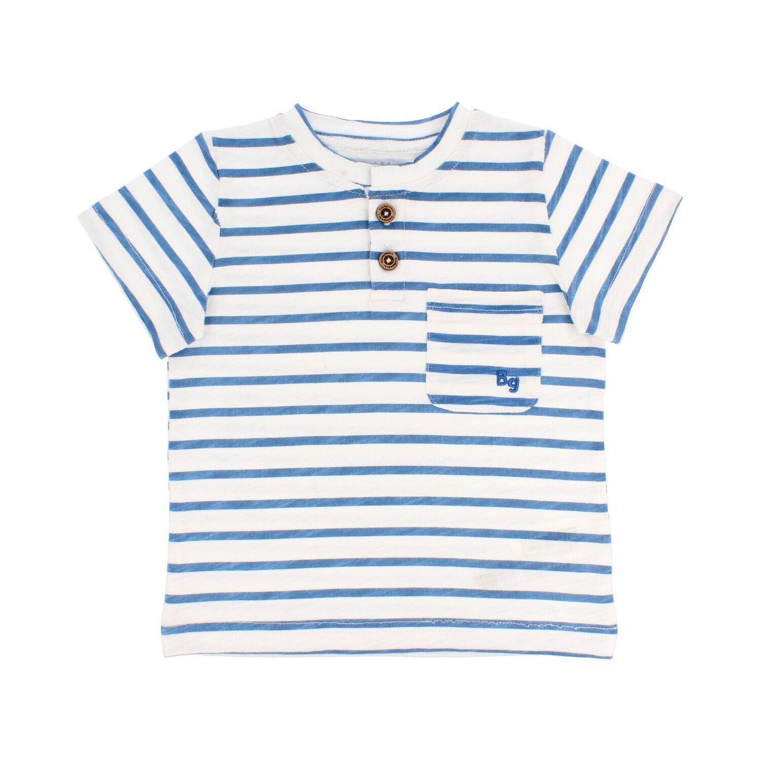 Polera Manga Corta Niño Bubblegummers Morera Azúl-0