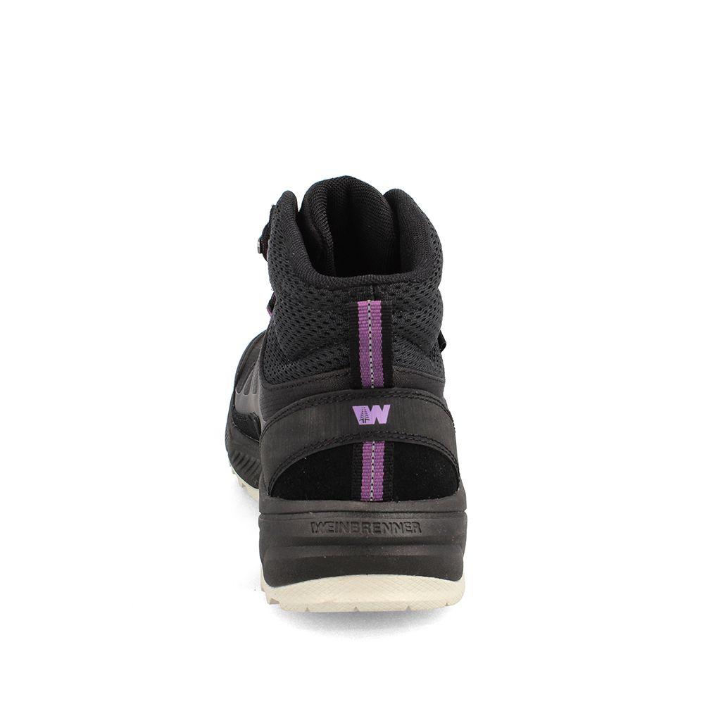 Botín Mujer Weinbrenner Kuiil High 300 Negro - Morado-2