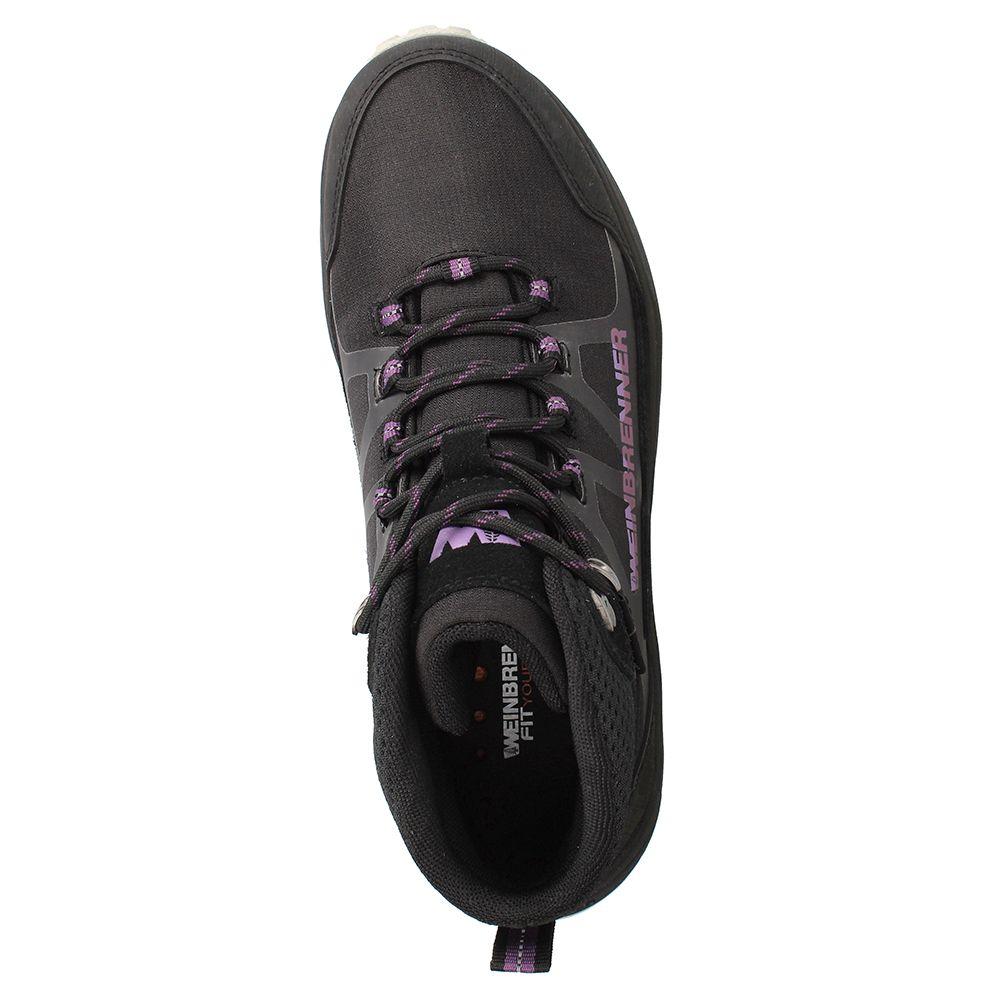 Botín Mujer Weinbrenner Kuiil High 300 Negro - Morado-5