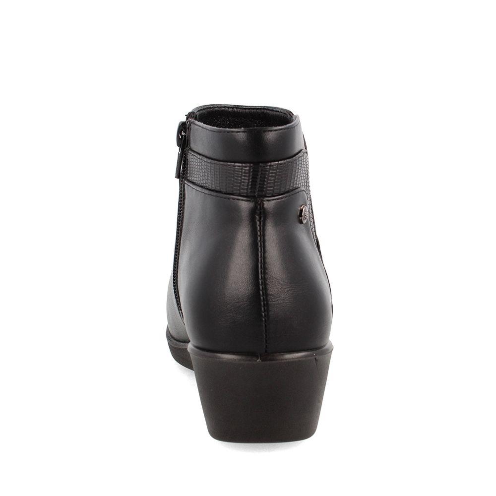 Botín Mujer Bata Comfit Newstar Negro-2