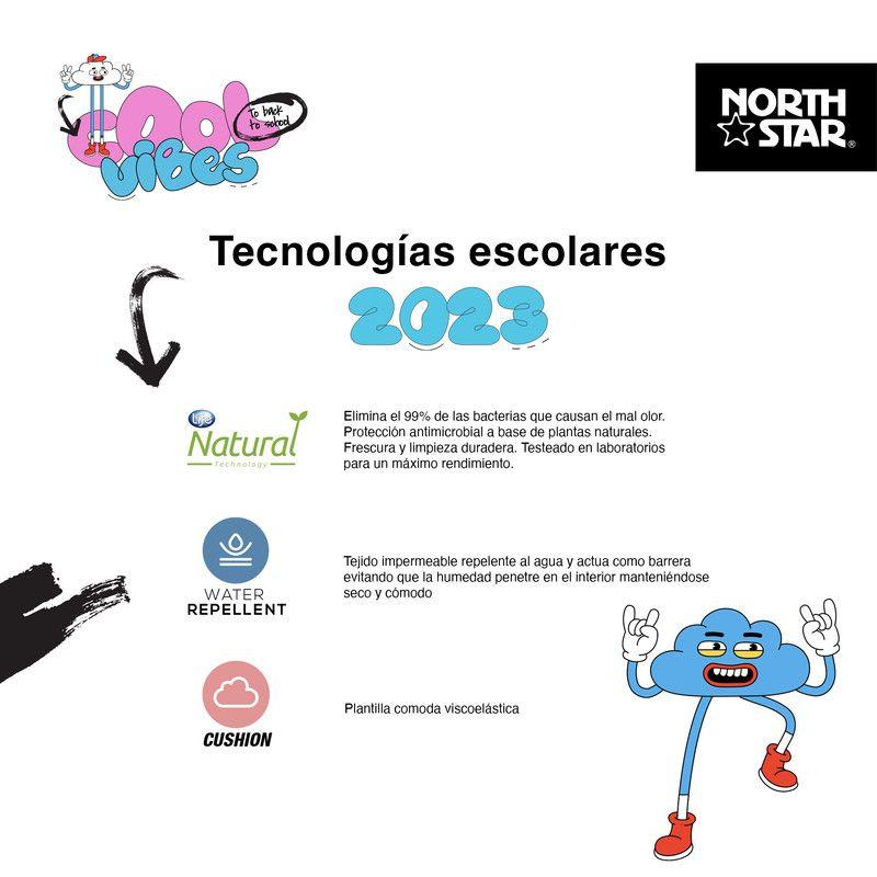 ZAPATILLA NIÑA NORTH STAR SOFO NEGRO 30 - 33-7