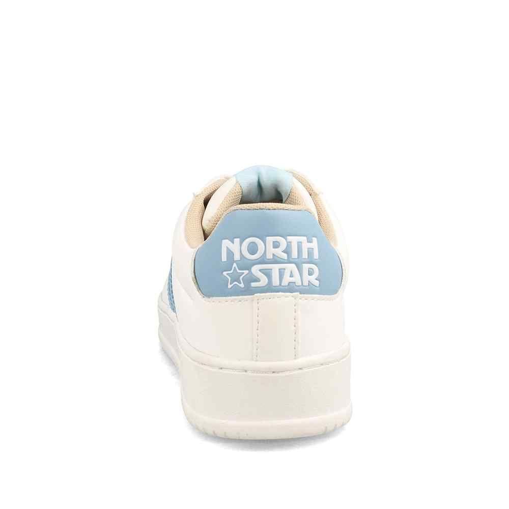 ZAPATILLA MUJER NORTH STAR NEW COMPUS BLANCO CELESTE-2