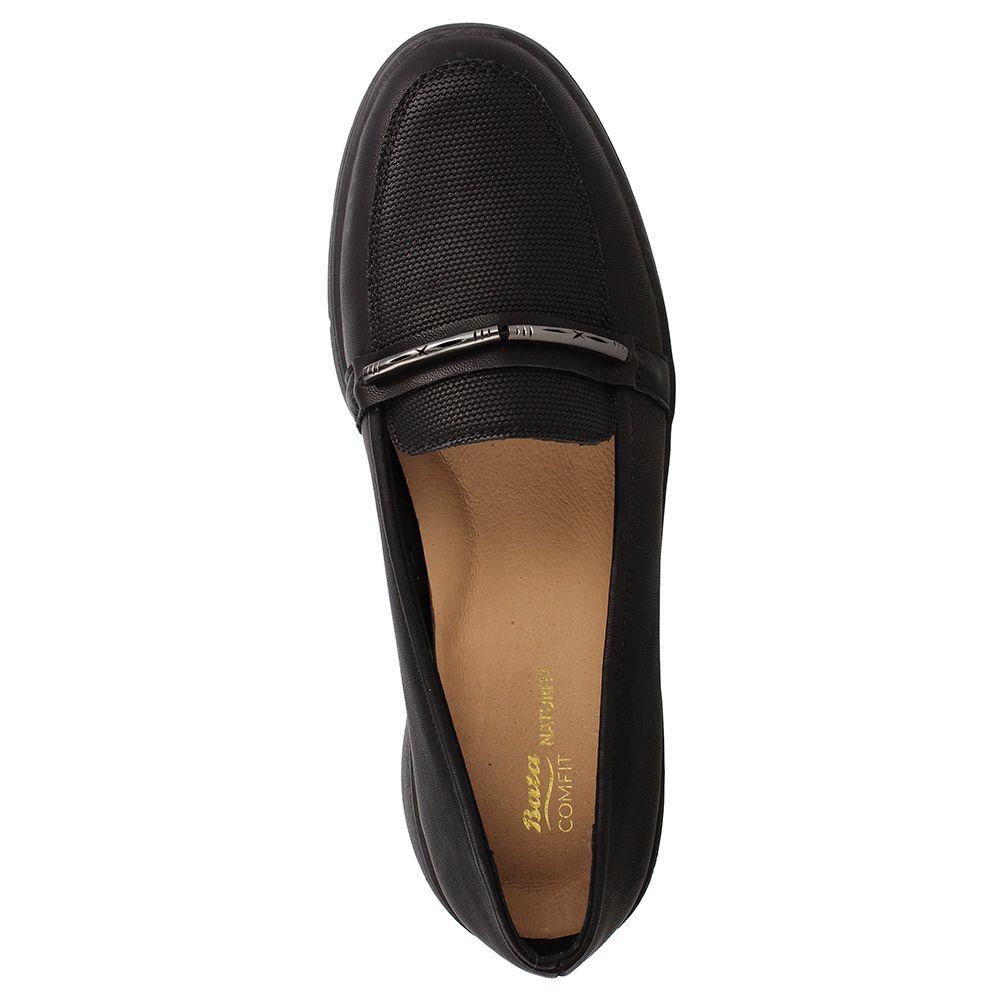 Mocasin Mujer Bata Fiona Negro-5