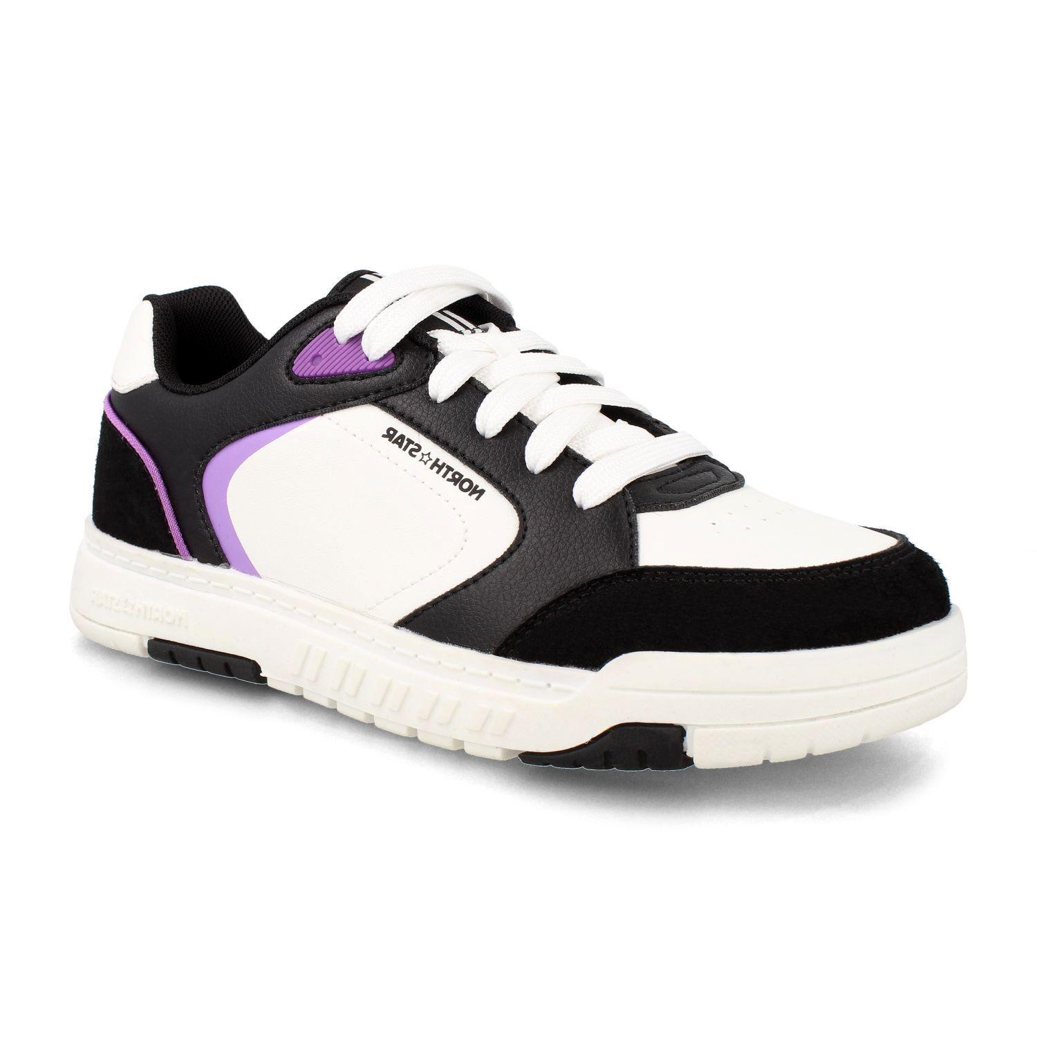 Zapatilla Mujer North Star Skater Wave Negro-1