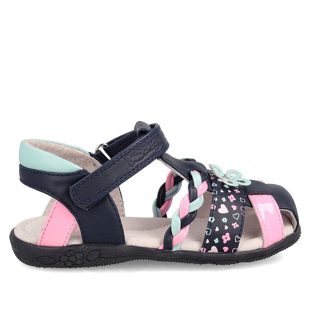 SANDALIA NIÑA BUBBLEGUMMERS ADELA AZUL MARINO 22-25-4