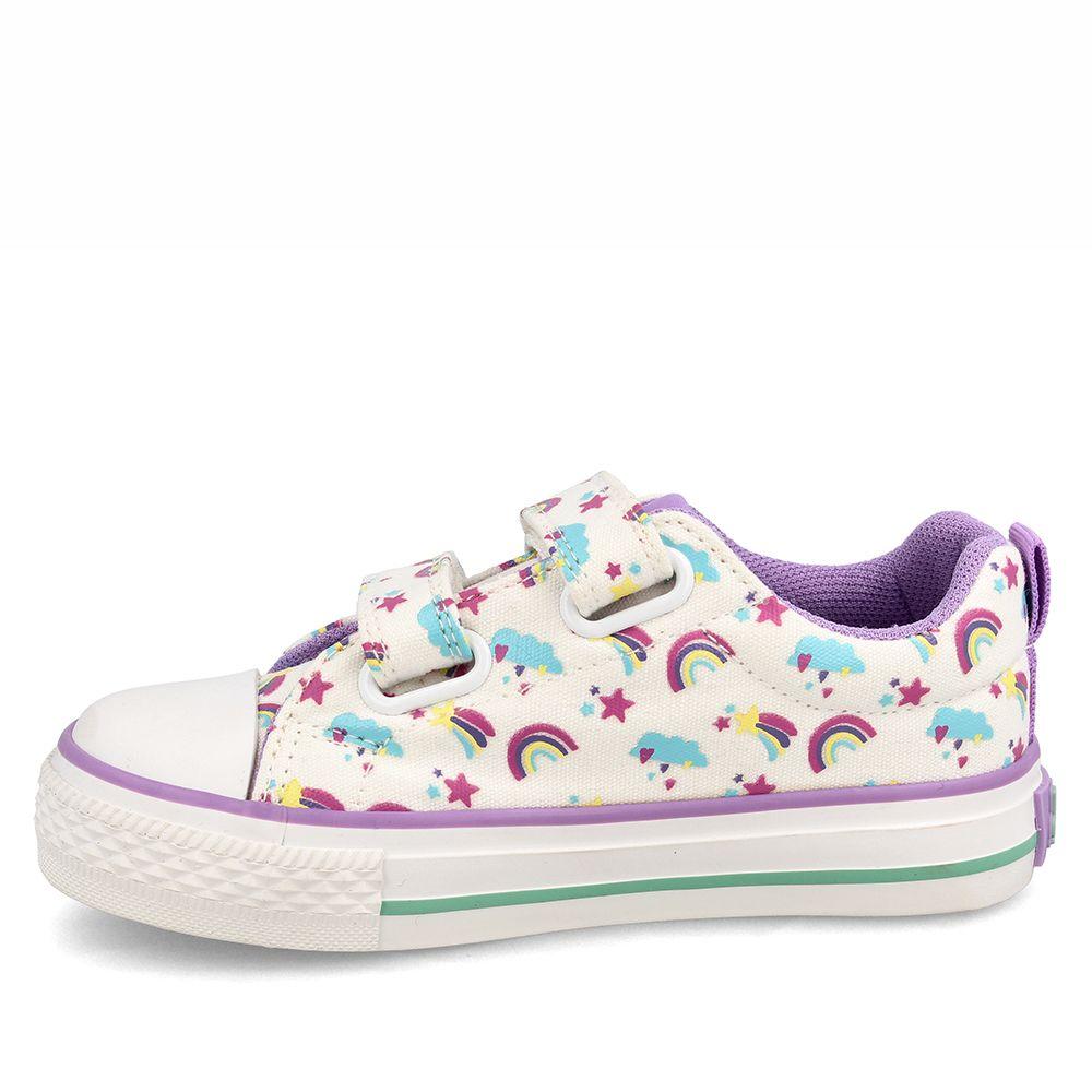 Zapatilla Niña Bubblegummers Astorga Blanco-Lila-1
