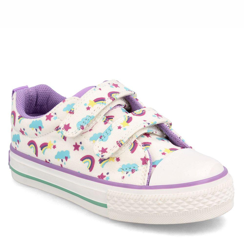 Zapatilla Niña Bubblegummers Astorga Blanco-Lila-1