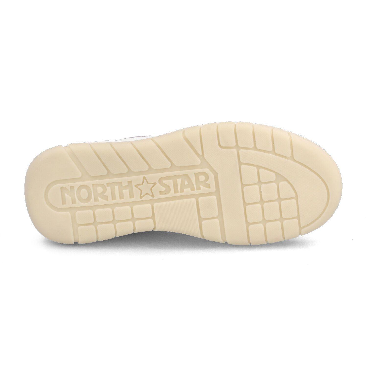 Zapatilla Mujer North Star Skater Chunk Blanco-Morado-4
