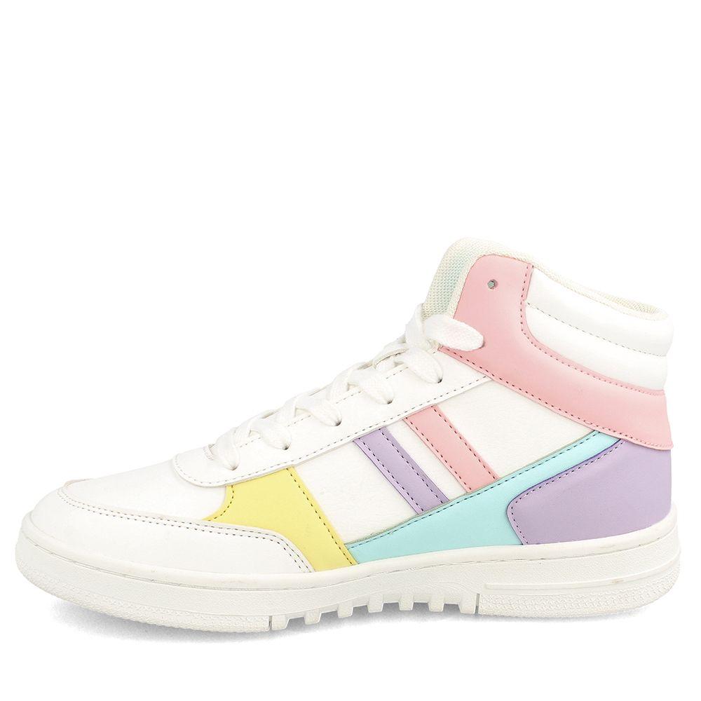 ZAPATILLA CAÑA ALTA MUJER NORTH STAR TANK MULTICOLOR-1