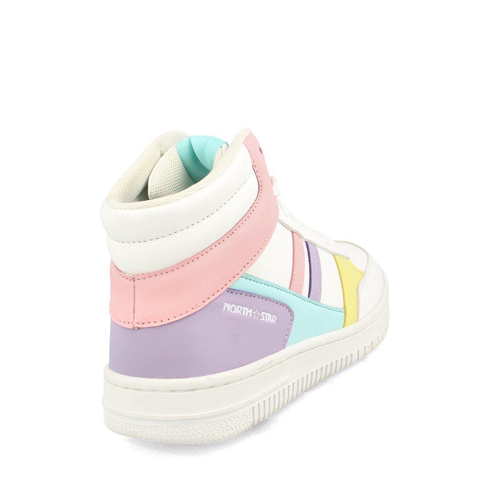 ZAPATILLA CAÑA ALTA MUJER NORTH STAR TANK MULTICOLOR-3
