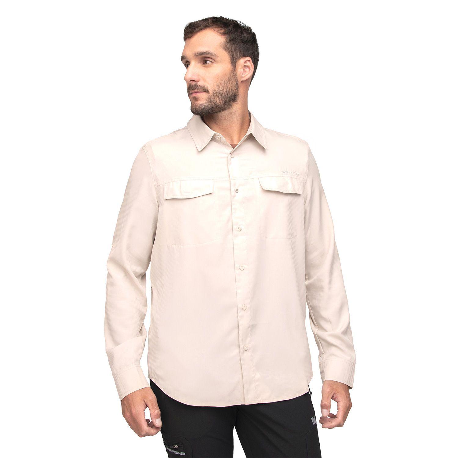 Camisa Hombre Weinbrenner Bund Café Claro-0
