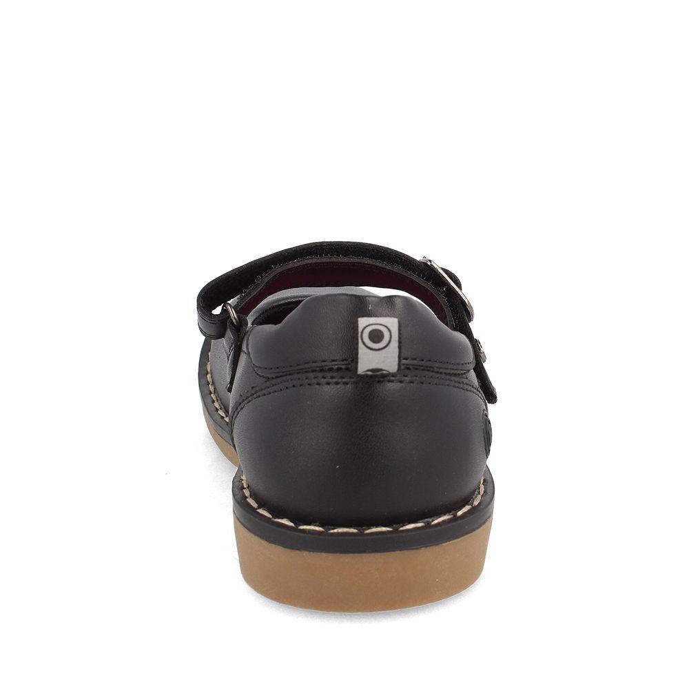 ZAPATO ESCOLAR NIÑA BUBBLEGUMMERS BABY STAR NEGRO 26-29-2