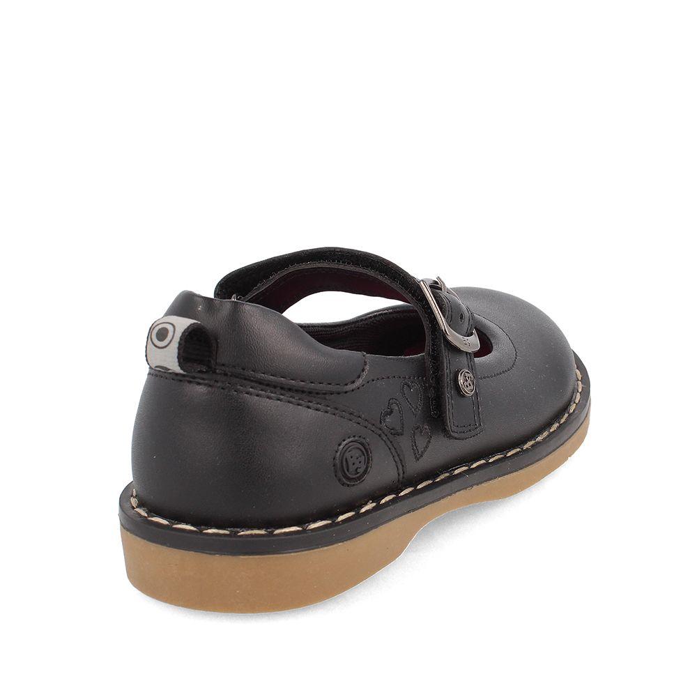 ZAPATO ESCOLAR NIÑA BUBBLEGUMMERS BABY STAR NEGRO 26-29-3