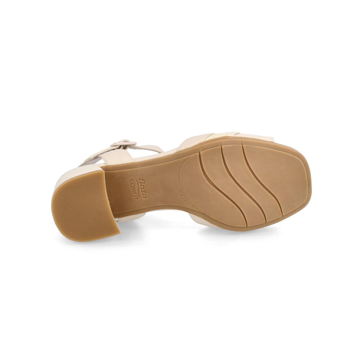 Sandalia Mujer Bata Federica Blanco-4