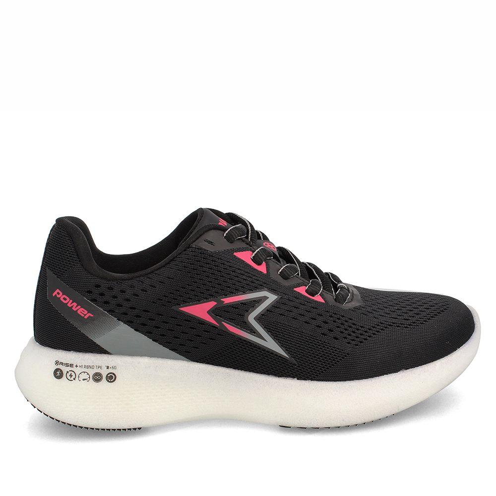 Zapatilla Mujer Power Xorise+100 Rn Eros Negro-Fucshia-0