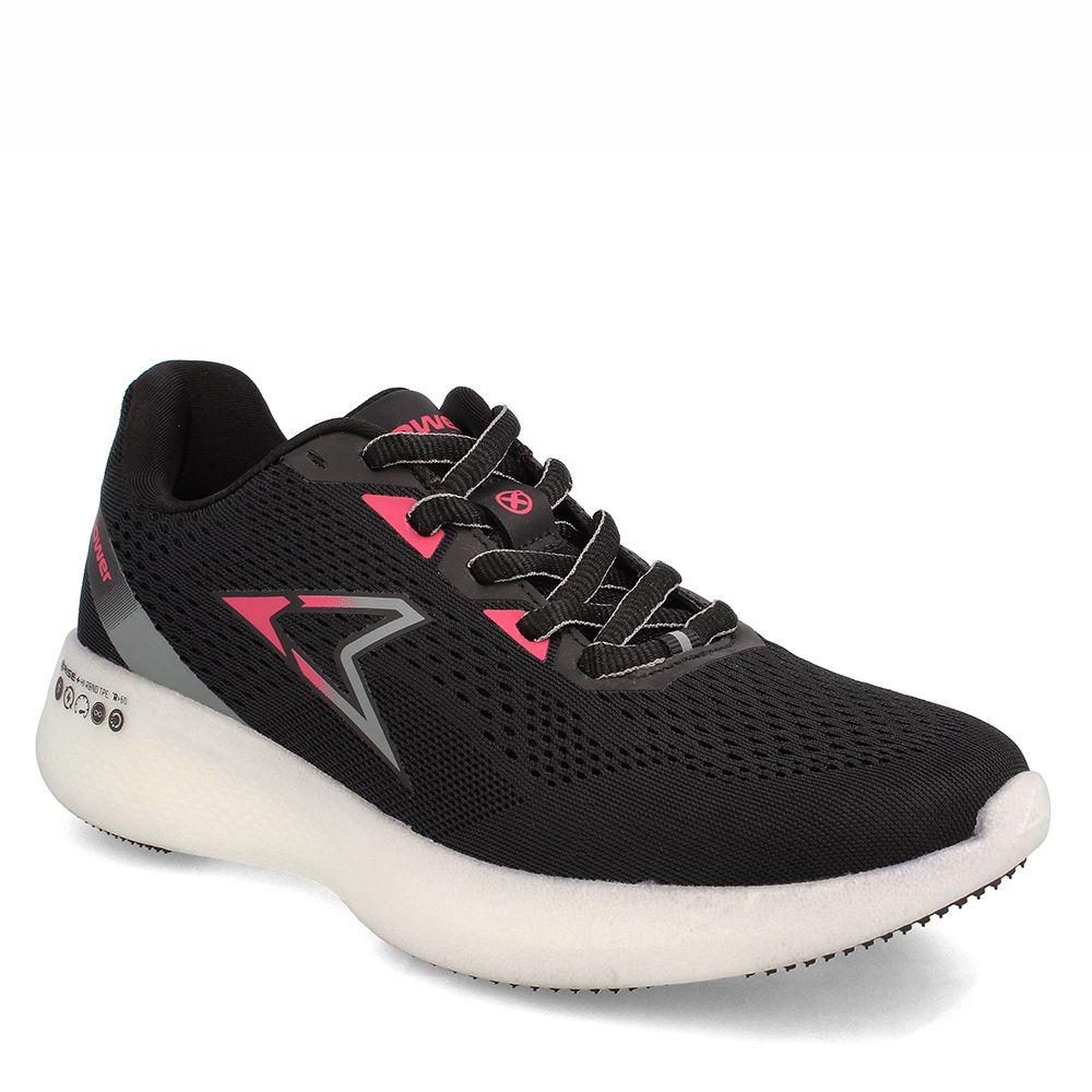 Zapatilla Mujer Power Xorise+100 Rn Eros Negro-Fucshia-1