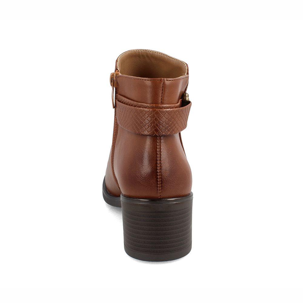 Botín Mujer Bata Gloria Caramel-2