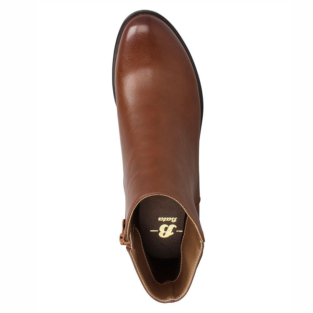 Botín Mujer Bata Gloria Caramel-5