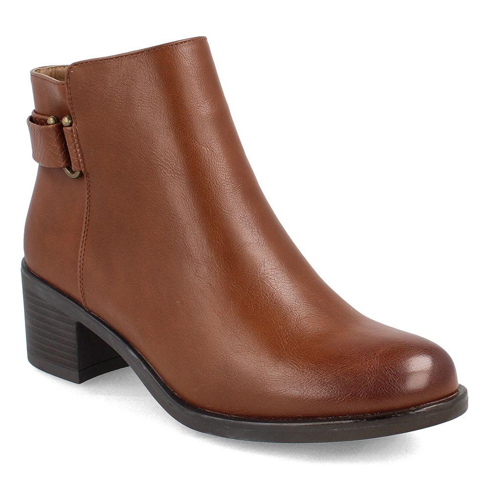 Botín Mujer Bata Gloria Caramel-1