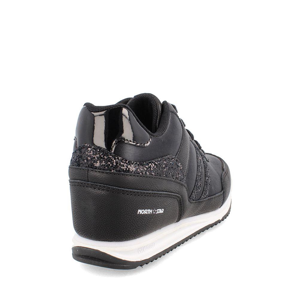 ZAPATILLA PLATAFORMA MUJER NORTH STAR HIGH PETRONAS NEGRO-3