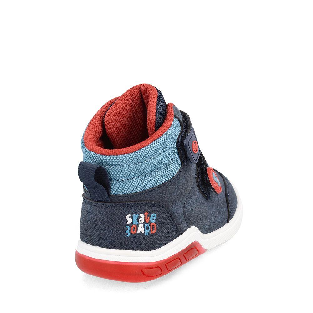 BOTÍN NIÑO BUBBLEGUMMERS TOKIO AZUL-ROJO 22-25-3