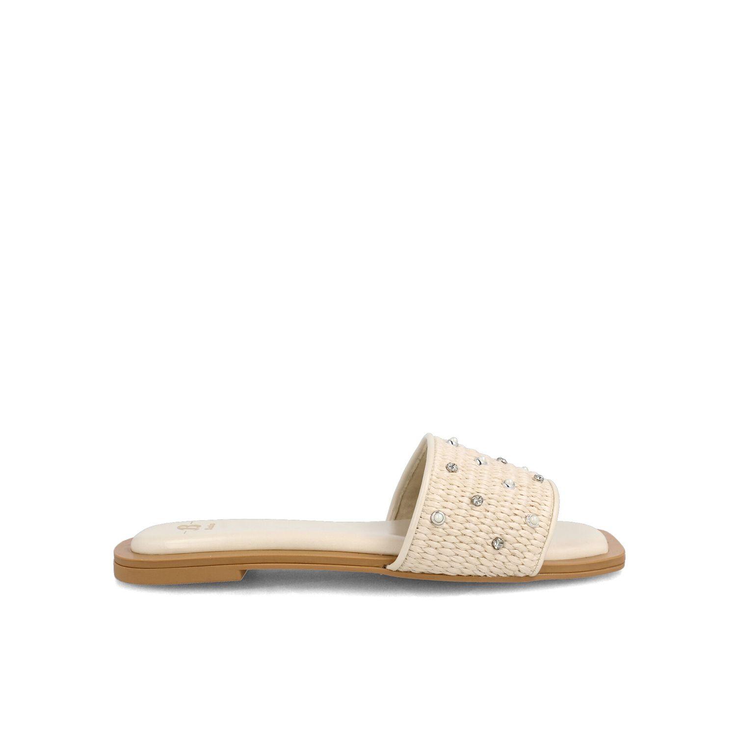 Sandalia Mujer Bata Baal Blanco-0