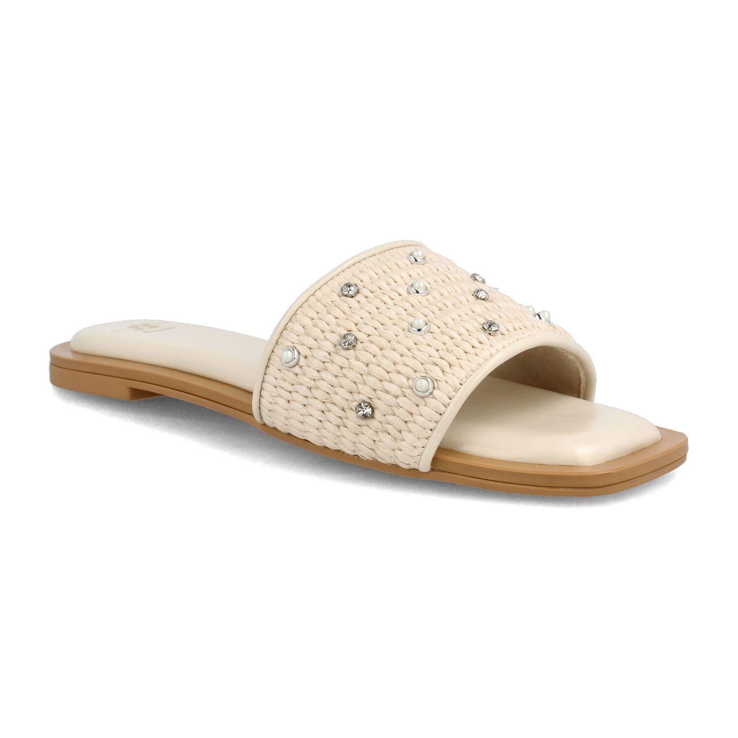 Sandalia Mujer Bata Baal Blanco-1