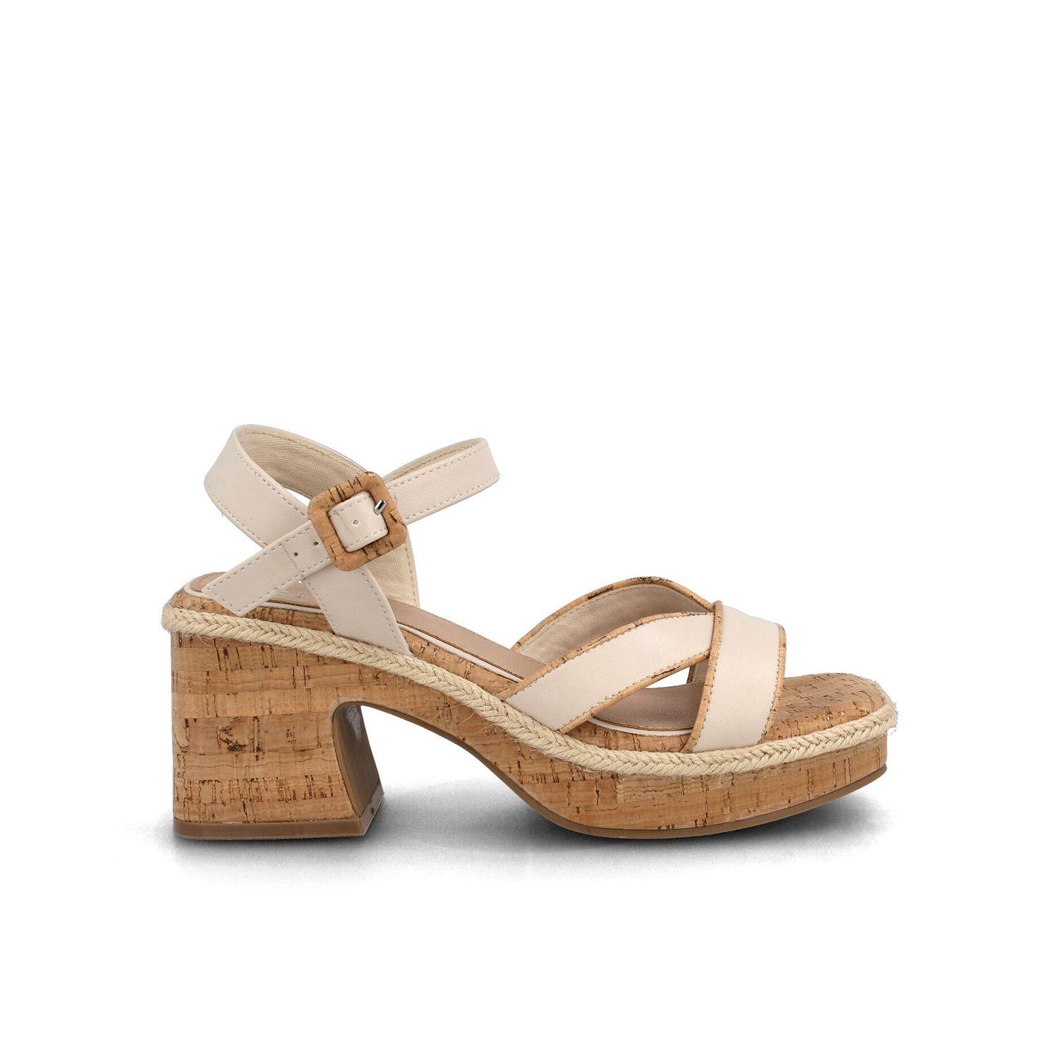 Sandalia Mujer Bata Fonk Blanco I-0