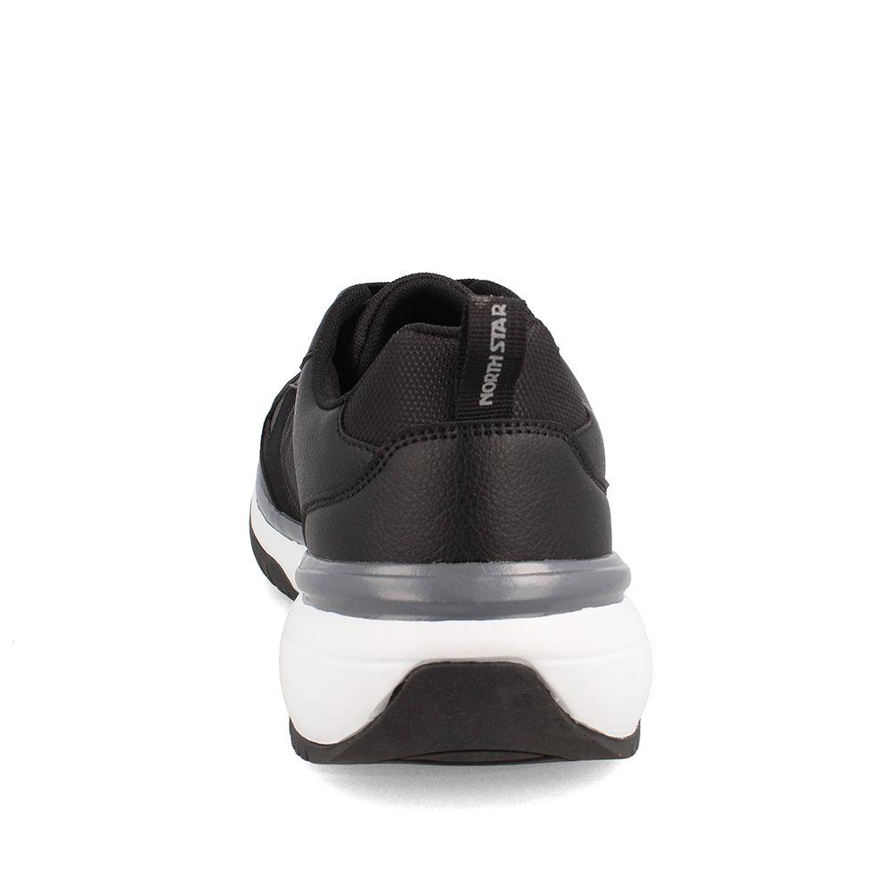 Zapatilla Hombre North Star Retro Rave Negro-2