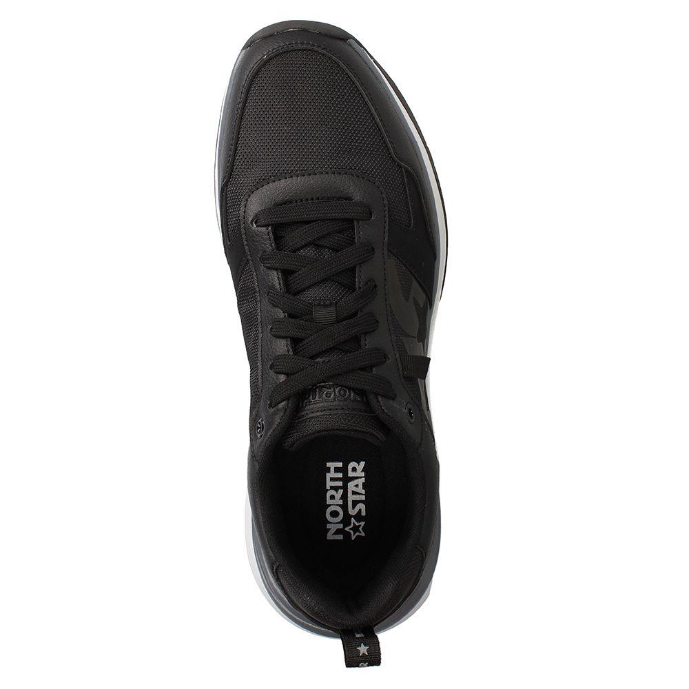 Zapatilla Hombre North Star Retro Rave Negro-5