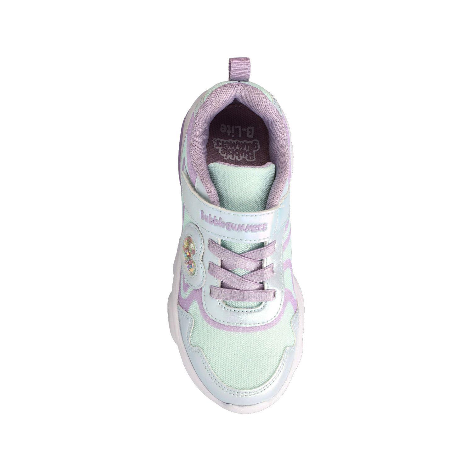 Zapatilla Niña Bubblegummers Dakota  Verde-Lila-3