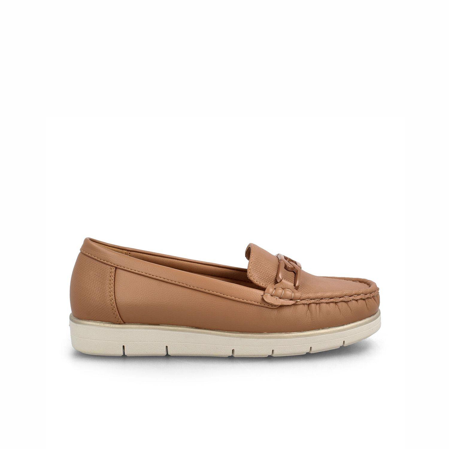 Mocasin Mujer Bata Flipi Camel-0
