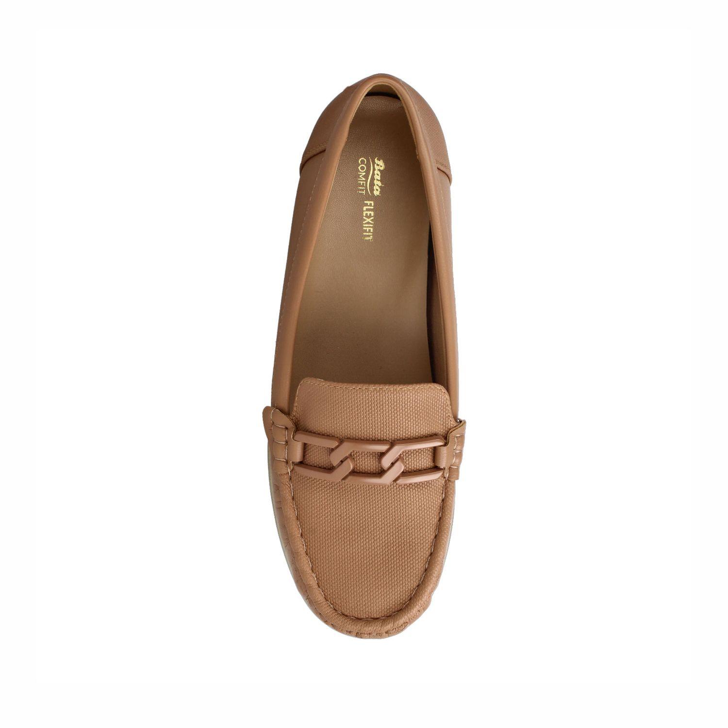 Mocasin Mujer Bata Flipi Camel-3