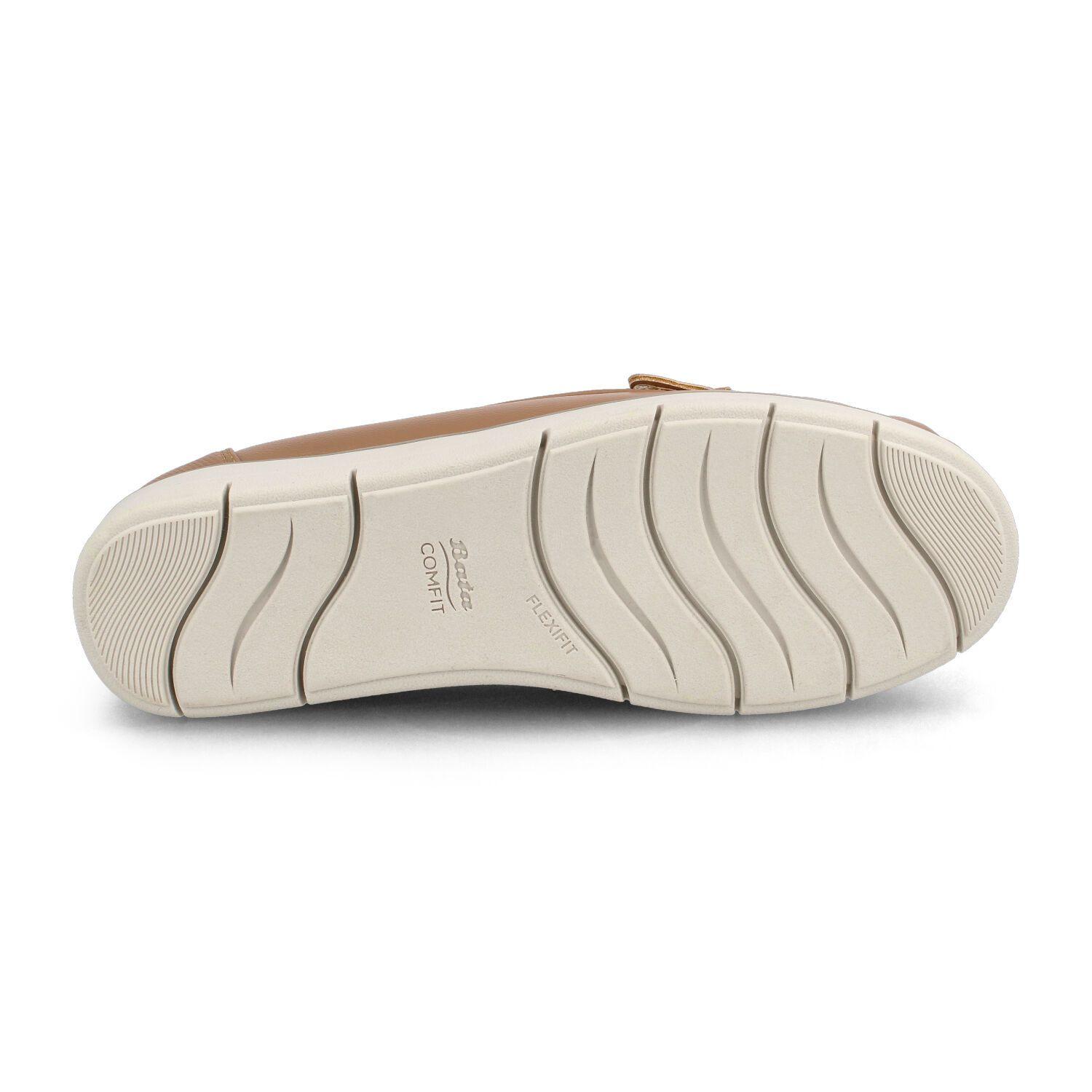 Mocasin Mujer Bata Flipi Camel-4