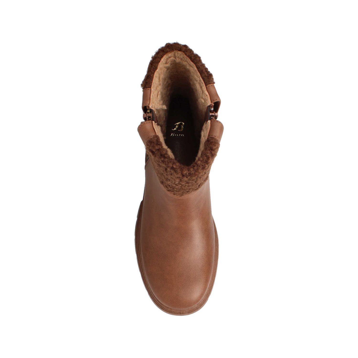 Botín Mujer Bata Piny-A Taupe-3