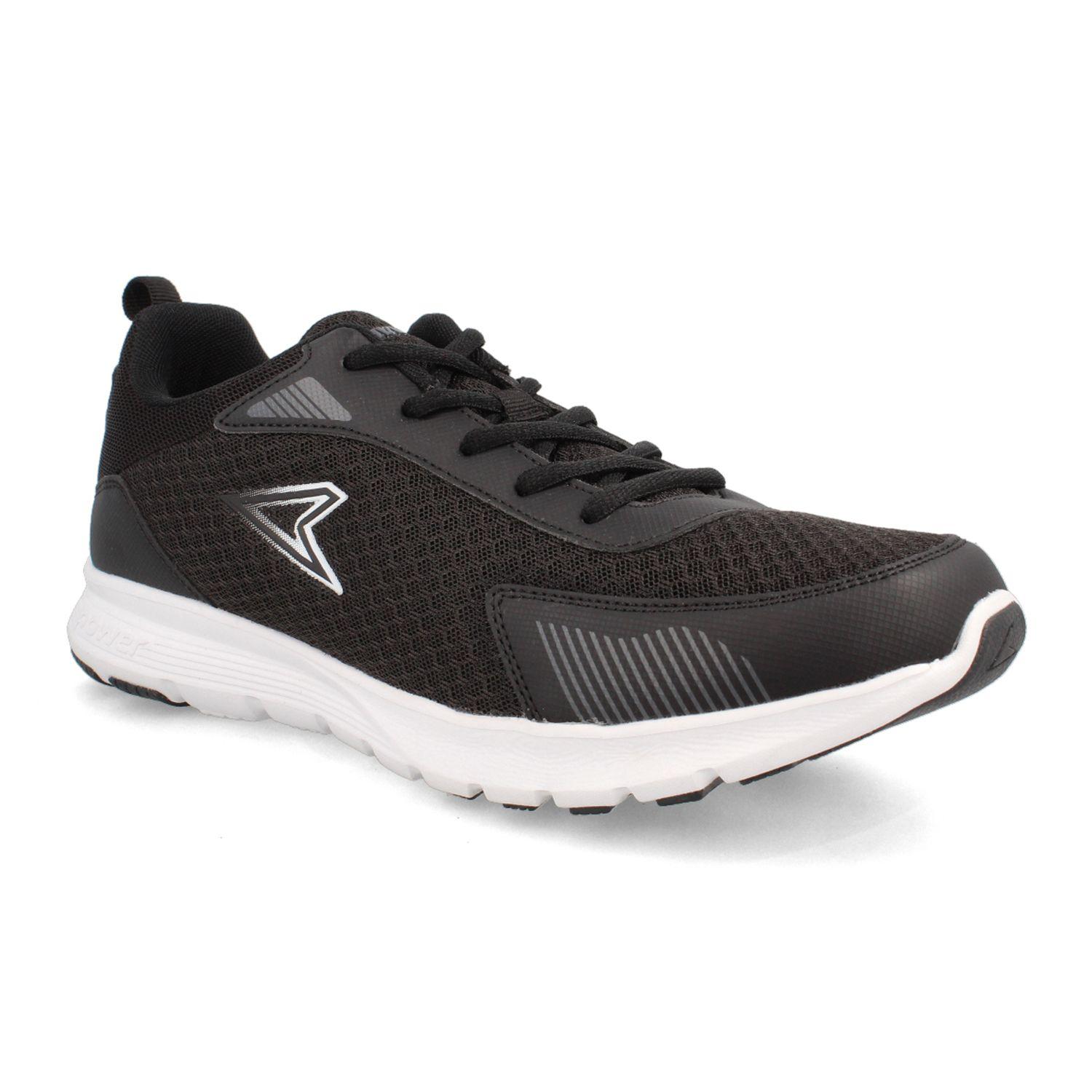 Zapatilla Niño Power Wave Belmonte Negro-Blanco-1