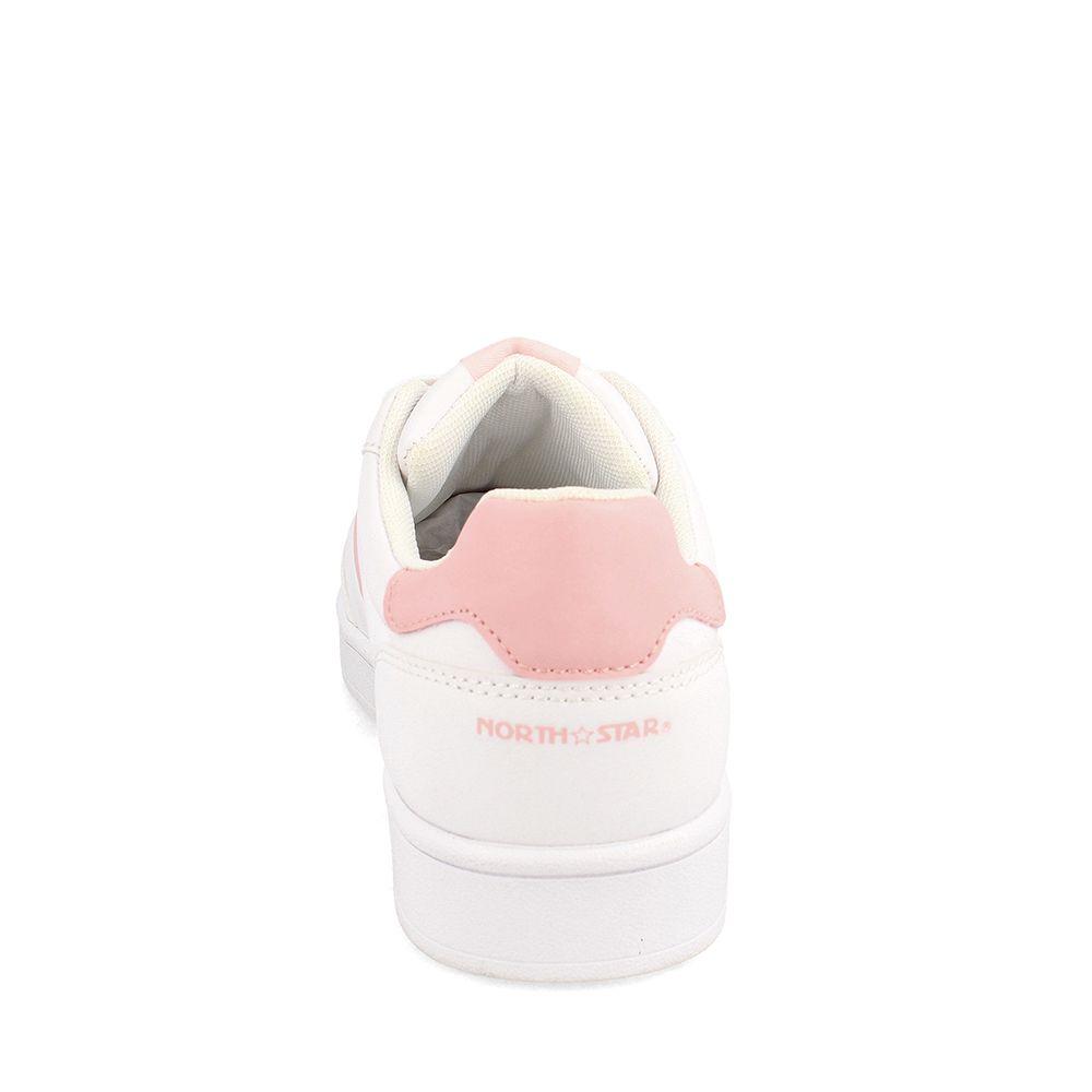 ZAPATILLA DEPORTIVA MUJER NORTH STAR COMPUS BLANCO ROSA-2