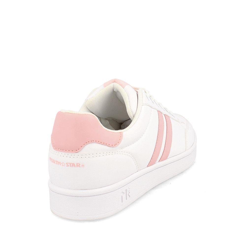 ZAPATILLA DEPORTIVA MUJER NORTH STAR COMPUS BLANCO ROSA-3