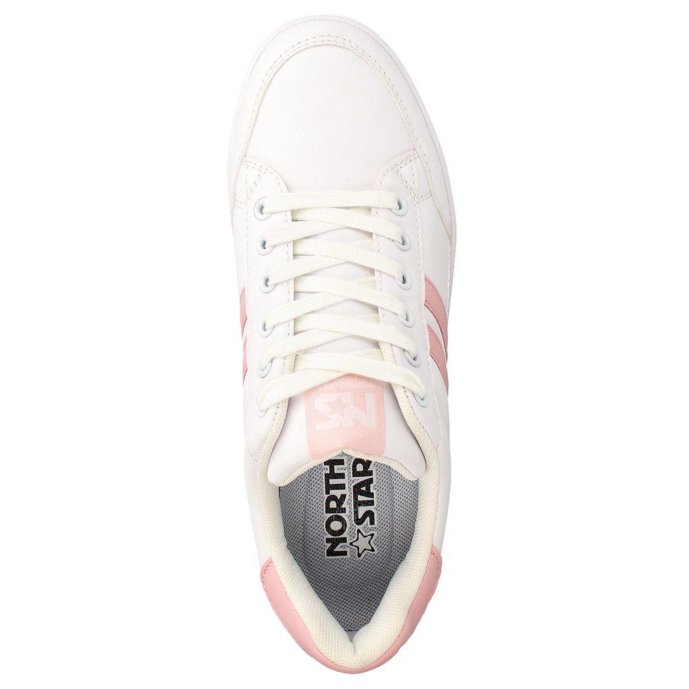 ZAPATILLA DEPORTIVA MUJER NORTH STAR COMPUS BLANCO ROSA-5