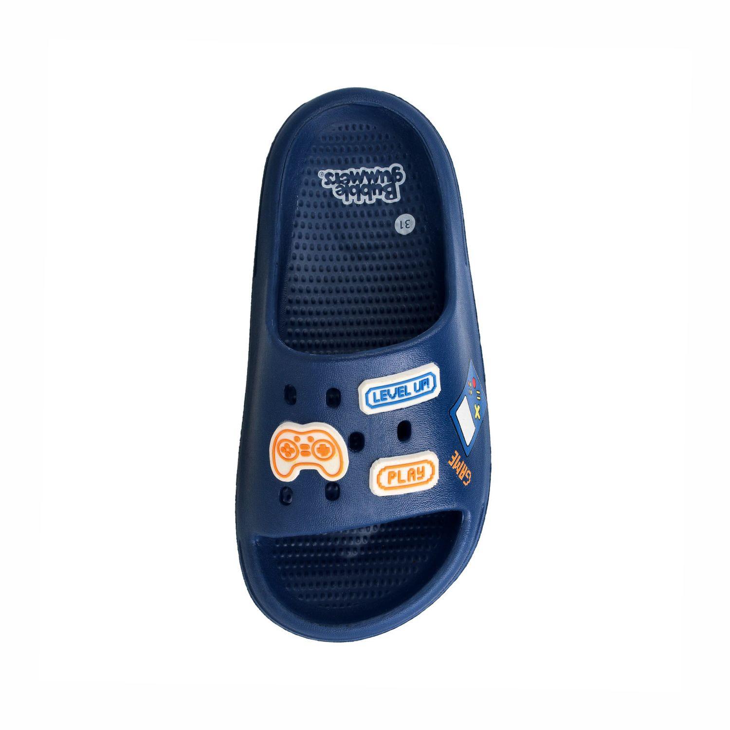 Sandalia  Niño Bubblegummers Fryier Azul Marino-3