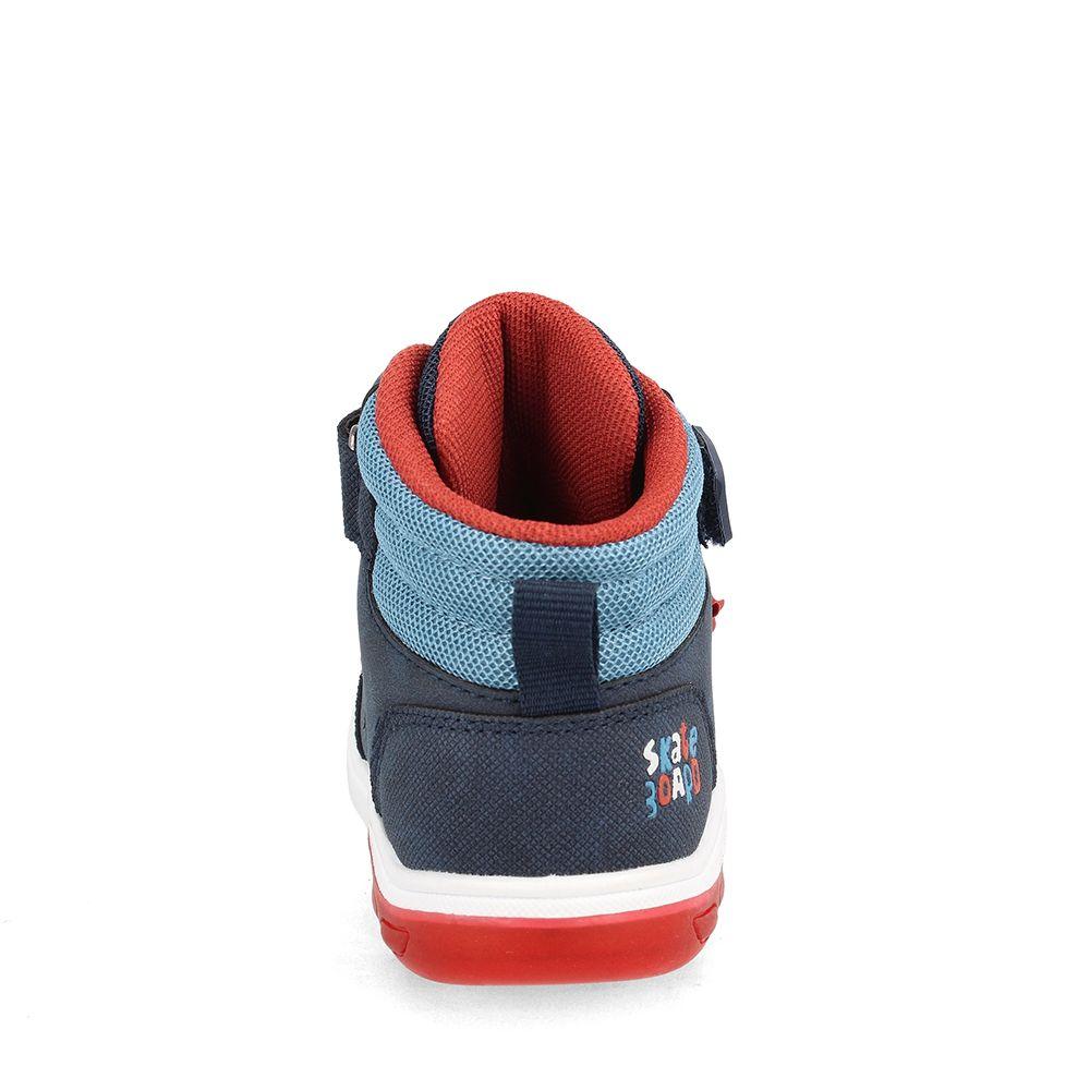 Botín Niño Luces Bubblegummers Tokio Azul Marino-2