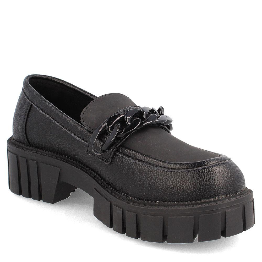MOCASÍN PLATAFORMA MUJER BATA CHUMMY NEGRO-1
