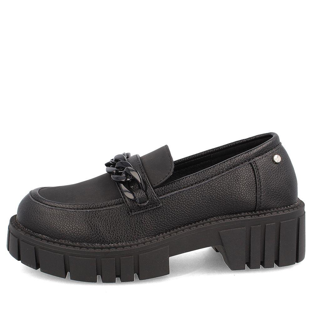 MOCASÍN PLATAFORMA MUJER BATA CHUMMY NEGRO-4