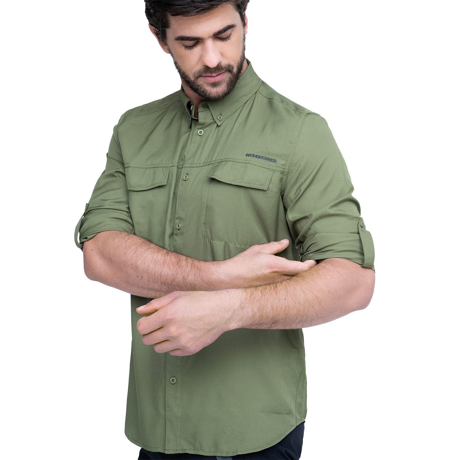 Camisa Hombre Weinbrenner Bund Verde I-3
