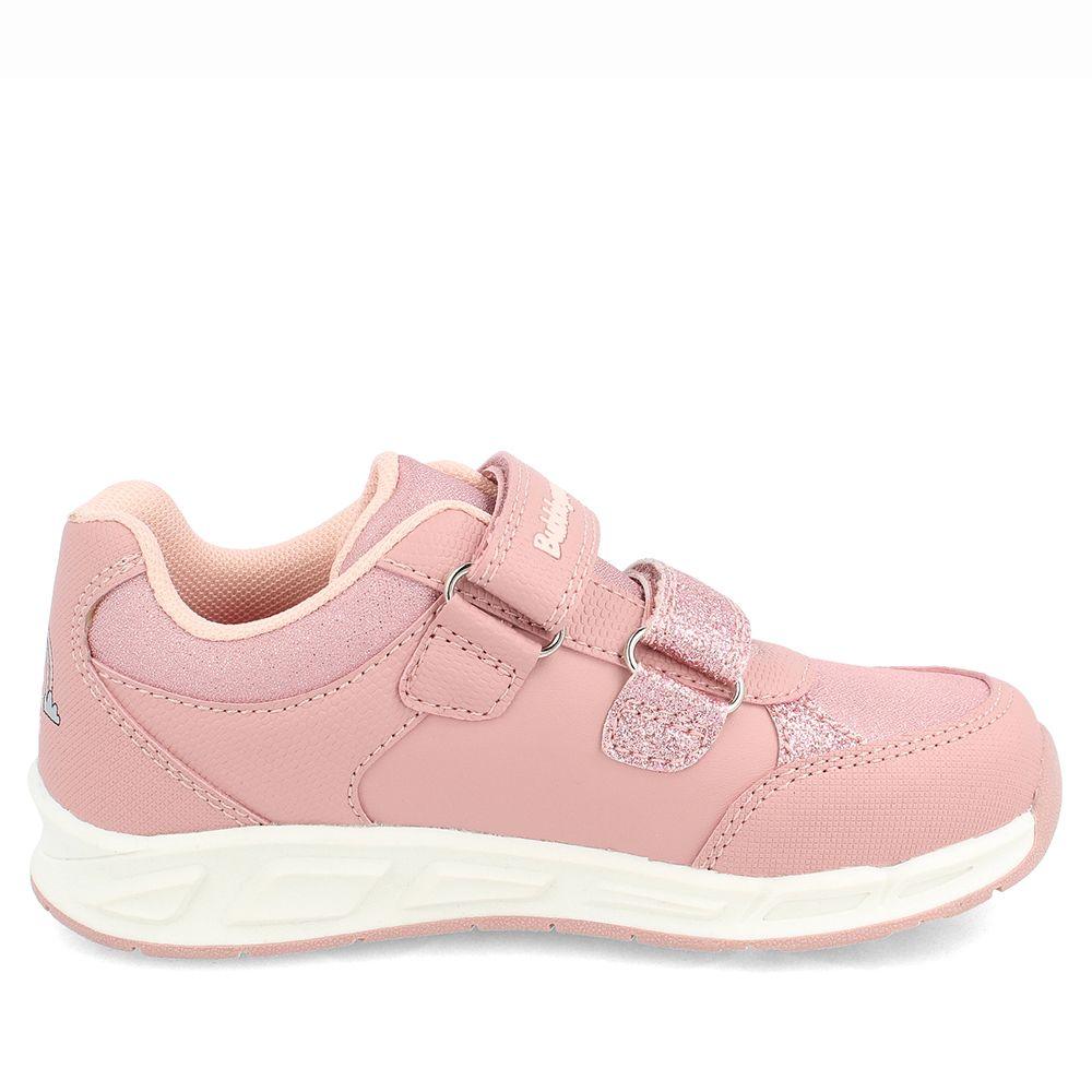 Zapatilla Niña Luces Bubblegummers Aragon Palo Rosa-4