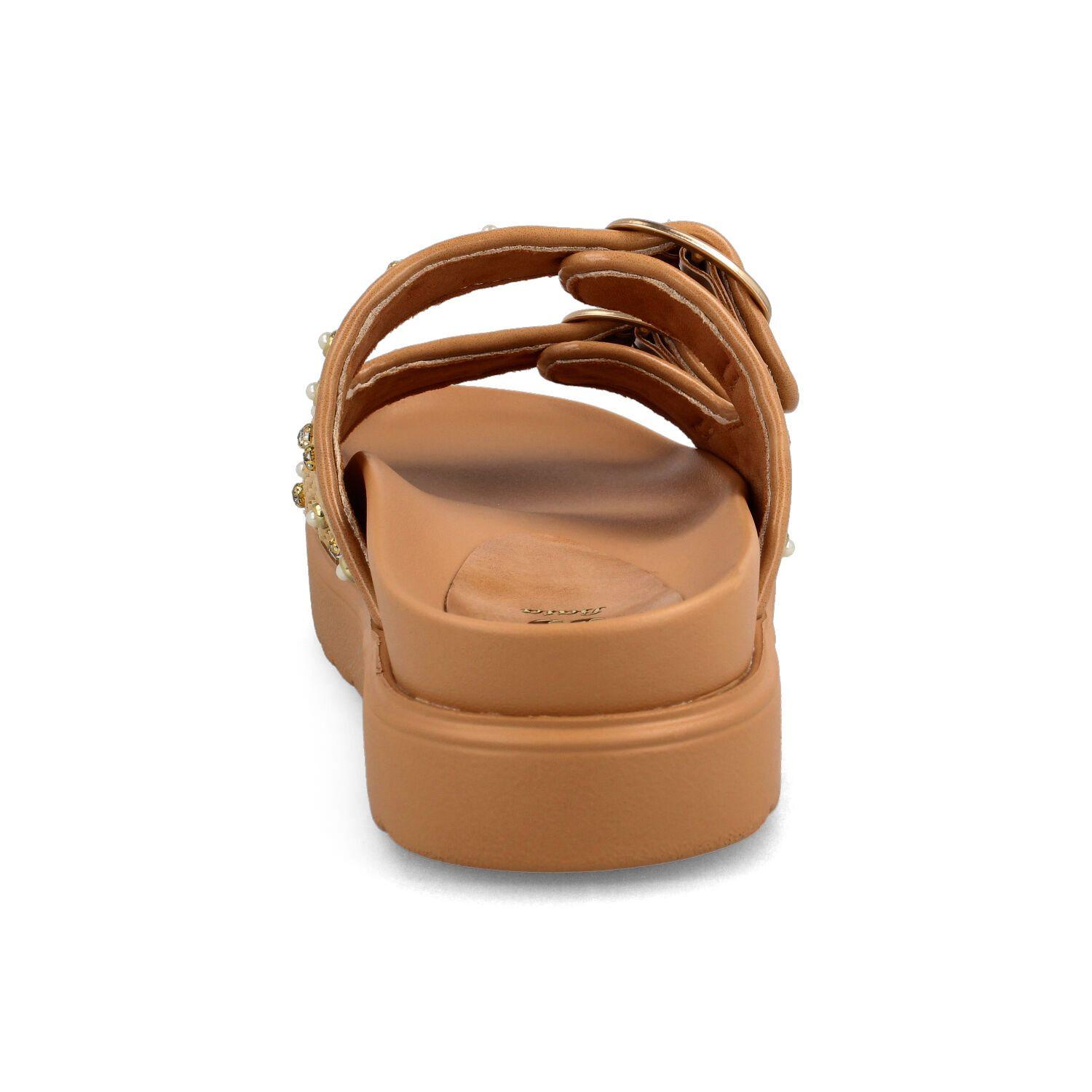 Sandalia Mujer Bata Barack Beige-2