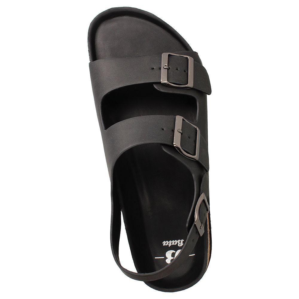 Sandalia Hombre Bata Marruecos Negro-5