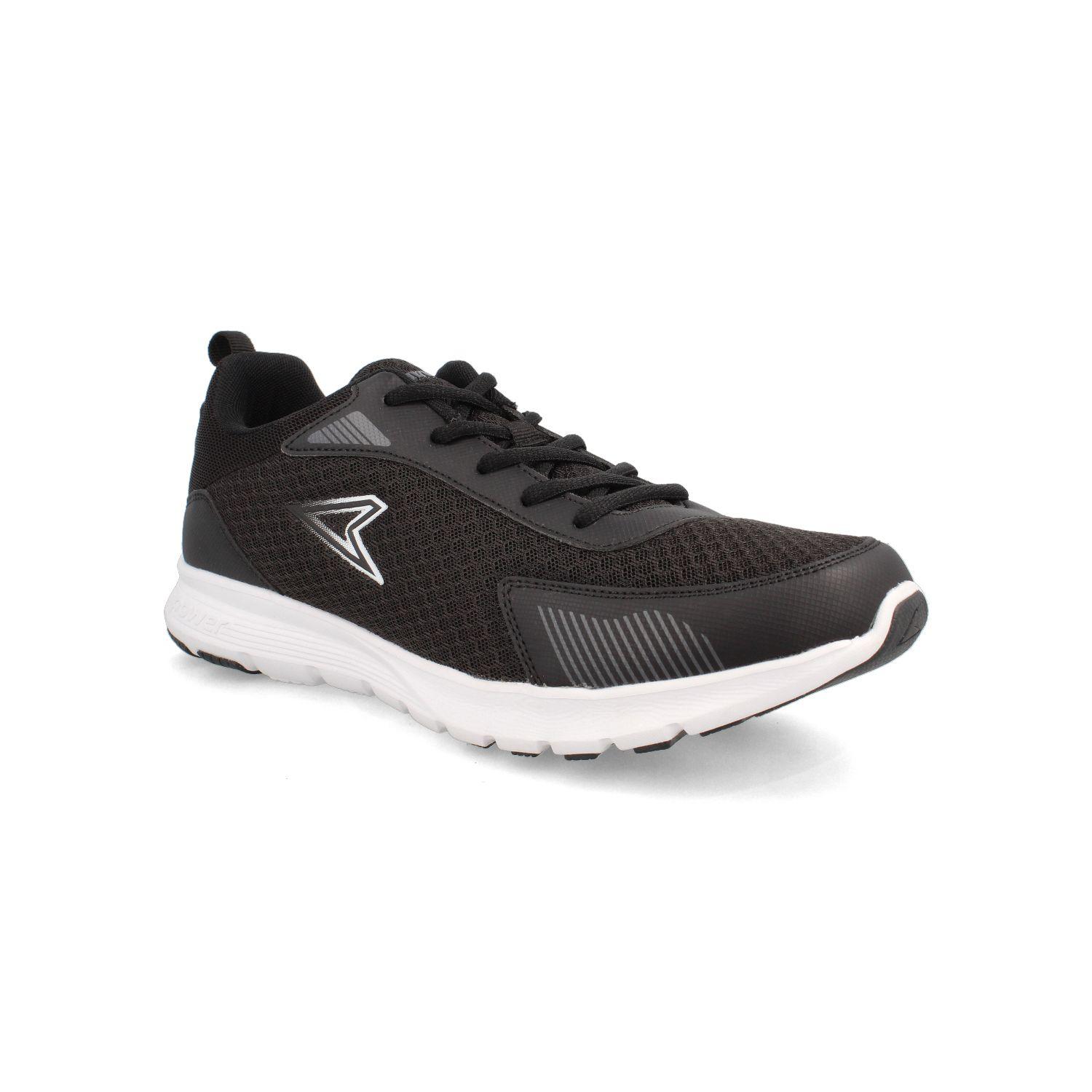 Zapatilla Hombre Power Wave Belmonte Negro-Blanco-0