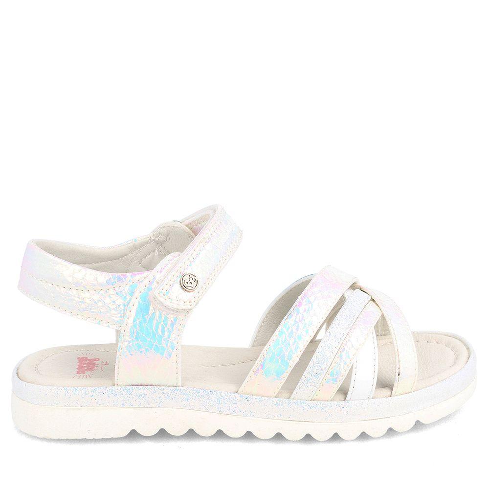 SANDALIA NIÑA BUBBLEGUMMERS TANZANIA PLATA 34 - 38-4