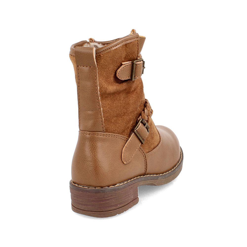 BOTA NIÑA BATA TERRA MARRÓN 34-38-3